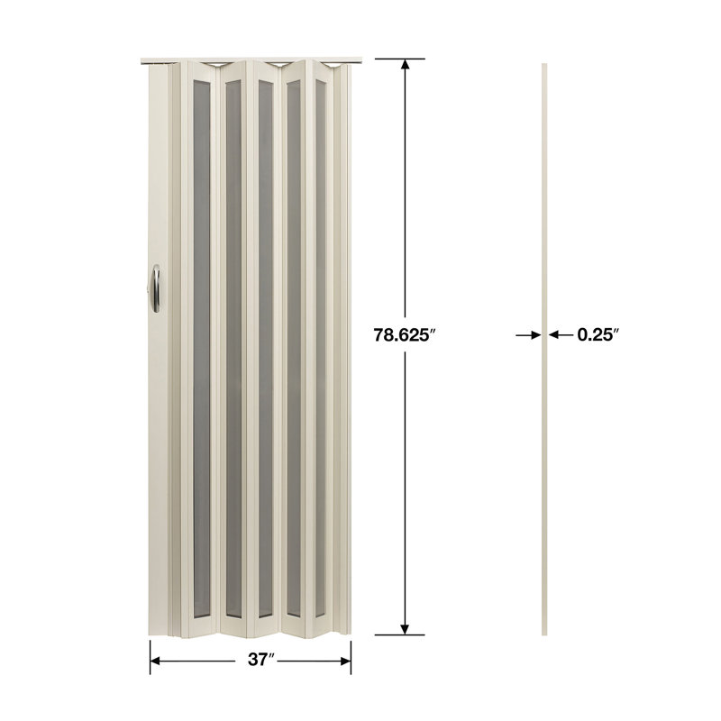 Metro Accordion Door, Beige