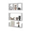 Tablettes flottantes murales blanches