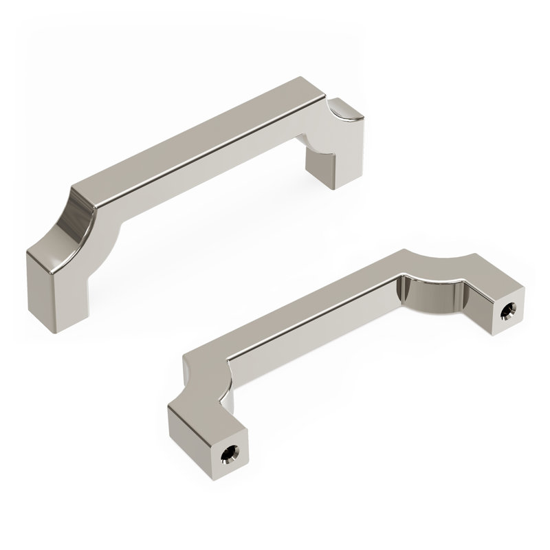 Monarch Bar / Handle Pull, 3", Polished Nickel