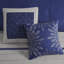 Blue King Comforter . 7 Piece Faux Suede. Filling. Soft Touch Design. Embroidery On Pillows. Includes Comforter, Shams, 3 Pillows, Bed Skirt. Machine Washable. Steam Iron For Fine Texture.-116011221-116011225