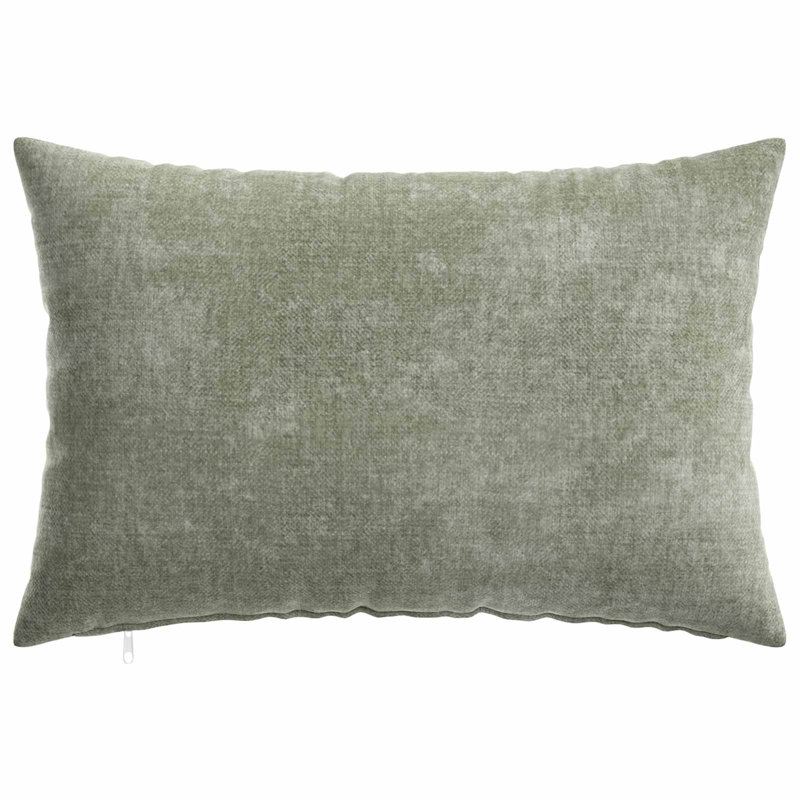  Cushion Cover HEERLEN Chenille Fabric Modern Pillow Decorative Case, 6, 50 cm W x 30 cm D, Green
