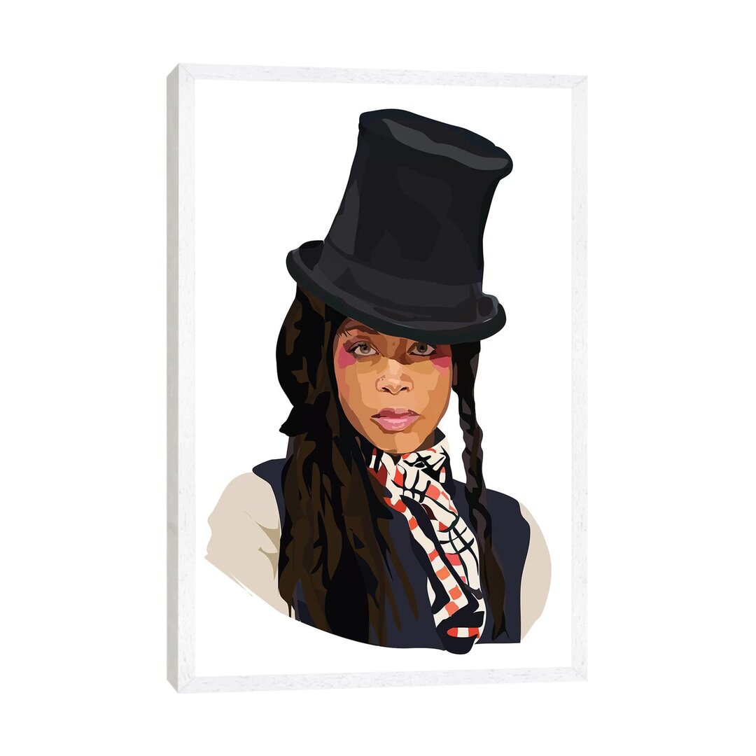 Leinwandbild Erykah Badu von Anna Mckay