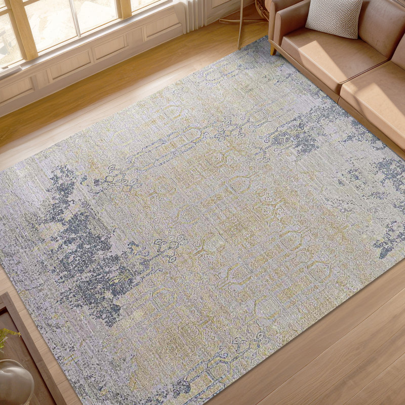 Abstract Area Rug, Rectangle 8' x 10'