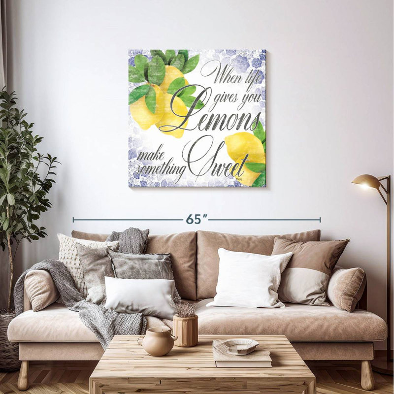 Citrons d'été Tergel II, H 36 po x l 36 po