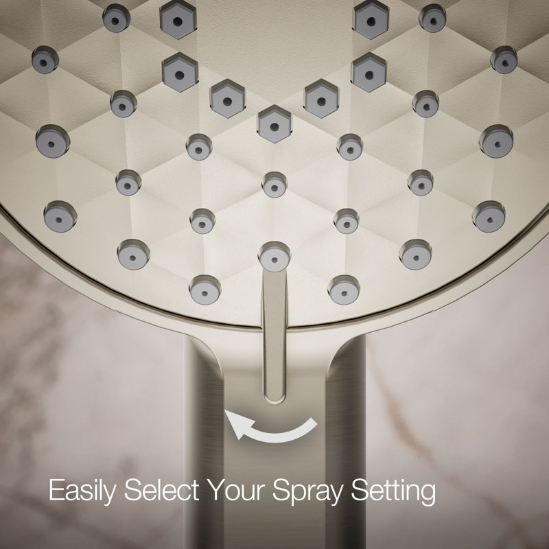 Awaken G90 Four-Function Handshower, 2.5 Gpm, Vibrant Brushed Nickel