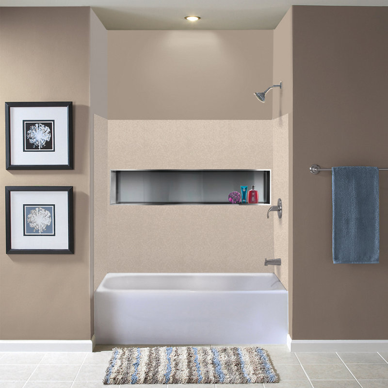 Ensemble de mur de douche 3 pièces Saramar, H 60 po x l 60 po x P 36 po