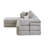 104" Boneless Sofa,Sectional Compressed Couch With Chaise, Deep Seat Modular Sectional Sofa Chenille Memory Foam Sofa Boneless Couches For Living Room Bedroom, No Assembly Required-1472952421-1472952423