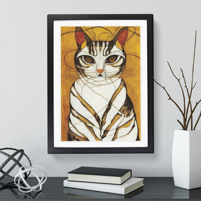 Vintage Cat No.1 - Single Picture Frame Print