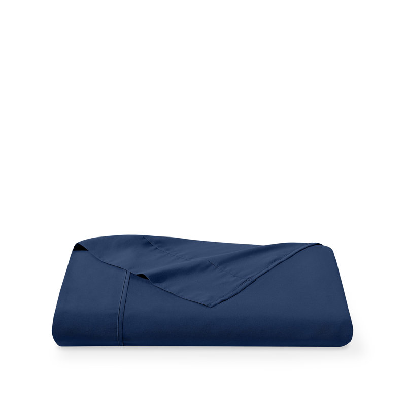 Microfiber Flat Sheet, King Flat Sheet, Dark Blue
