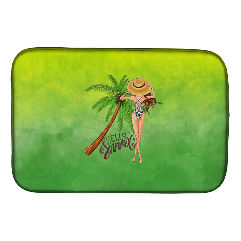 Tapis de séchage en swimsuit hello summer