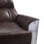 Fauteuil en cuir fleur 34,6 po
