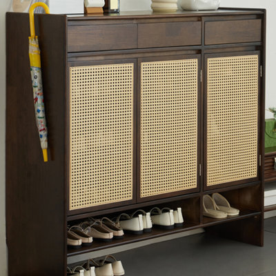 Retro fashion furniture storage shoe cabinet