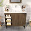 Meuble-lavabo simple 36 po avec plateau en résine et lavabo sur pied-1179670021