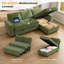 Canapé-lit convertible avec soutien lombaire et accoudoirs George Oliver | Fauteuil inclinable multi-positions pour petits espaces, matelas en mousse à mémoire de forme, mécanisme facile à retirer-511791188