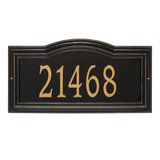 Signature Series 1-Line Wall Address Plaque