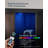 SONGMICS HOME Walery Superfast Toolless Assembly Cabinet With Lighting And Glass Shelf-1949175490