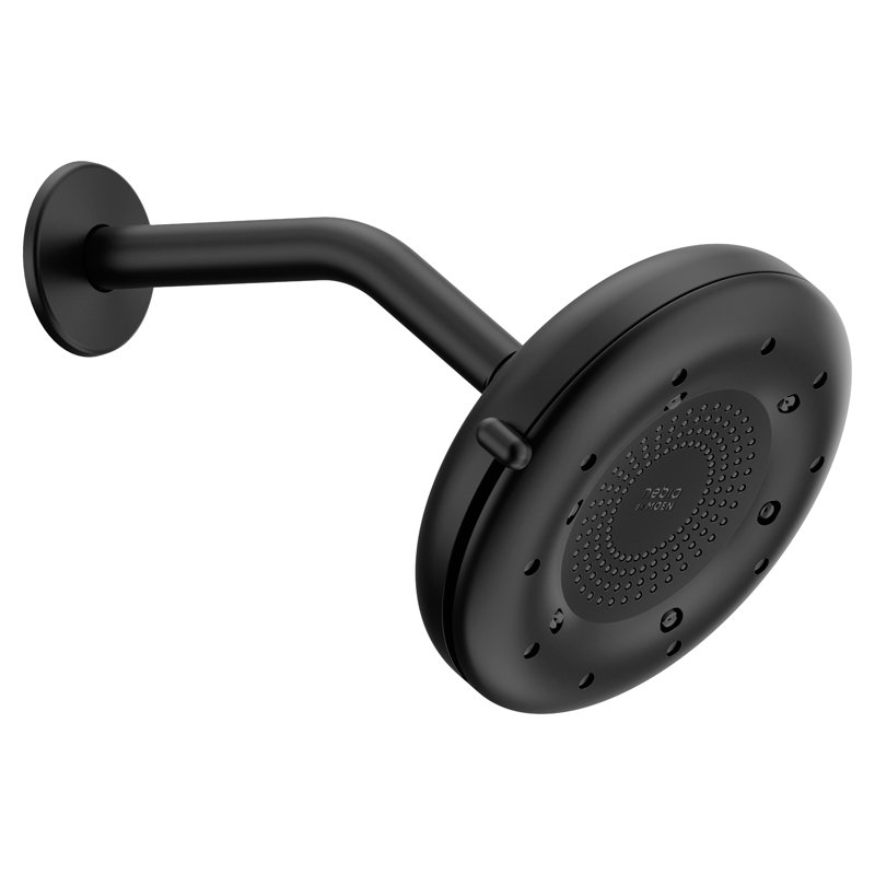 NEBIA 6-1/2  X 3-1/2  ROUND, Matte Black