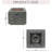 50,000 Btu Square Propane Gas Iron Fire Pit-2123263315