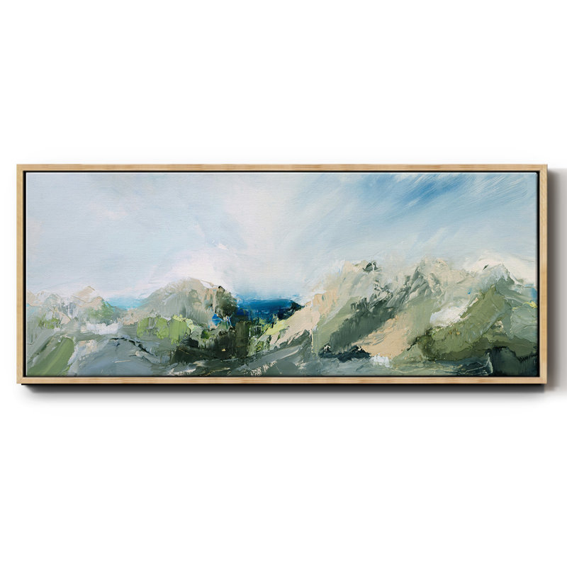 Nature's Peace II - toile encadrée, H 20 po x l 50 po x P 1,5 po, Naturel