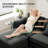 Boucle Fabric Convertible U Shape Sectional 4-Seater Sofa Couch With Distinctive Shell-Shaped Armrests And Removable Ottoman-119398242-119398245