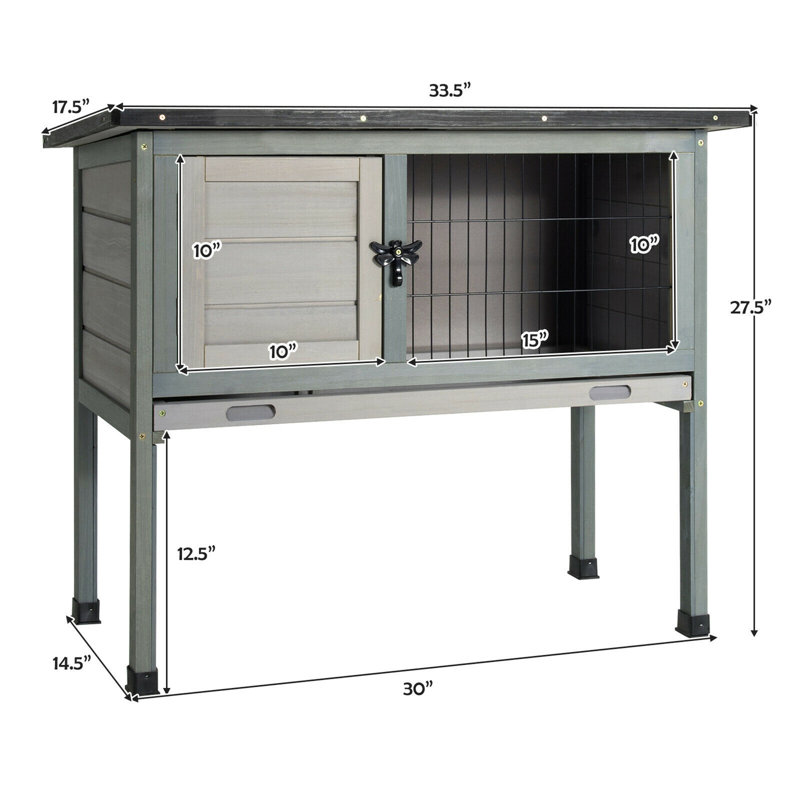 Aylish Weather Resistant Small Animal Cage