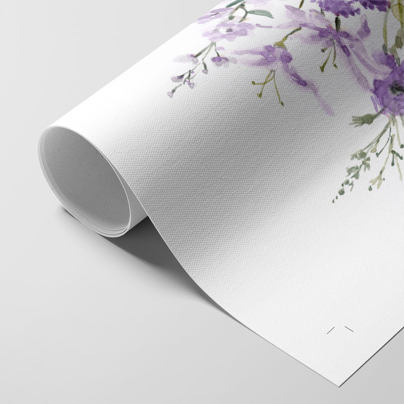 Mauve passion II - reproduction de toile seulement - NON-CADRE