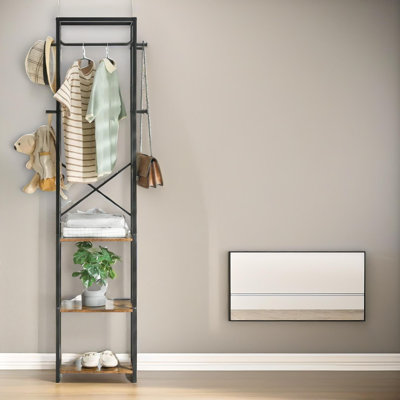 Freestanding 8 - Hook Coat Rack