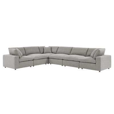Canapé modulaire en tissu 6 pièces Commix