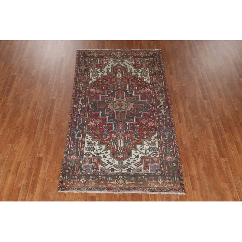 Vegetable Dye Geometric   Area Rug 5x9