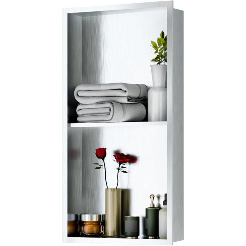 30.5mm W 61mm H Framed Medicine Cabinet Mirror