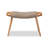 Kayla Polyester Upholstered Bench