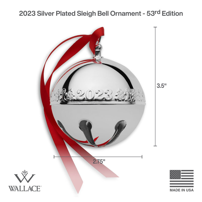 Wallace 2023 Silver Plated Sleigh Bell 53rd Edition