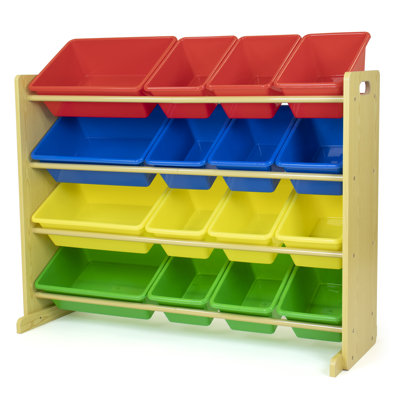 Raul Three Posts™ Toy Organizer with Bins