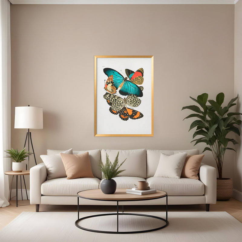 Nature Inspired " 1" Framed Print Wall Art, 30" H x 20" W