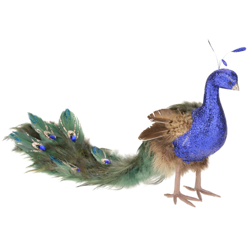 Royalty Peacock, 9.84" H x 5.9" W x 19.7" D