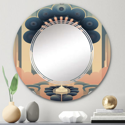 Jampier - Miroir mural moderne rond