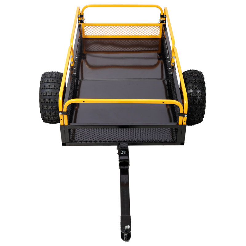 Chariot à benne basculante robuste pour ATV UTV