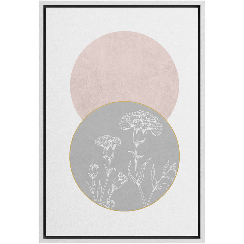 Cadre flottant, impression sur toile, Cadre blanc, H 36 po x l 24 po x P 1,5 po