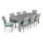 Fionnula 8-Person Rectangular Patio Dining Set with Sunbrella Cushions-857155218