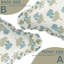 Décoration florale pour l'été Fab Fabine pour l'été, l'hiver, 24 x 24 pouces, bleu, Manmohan-106744368