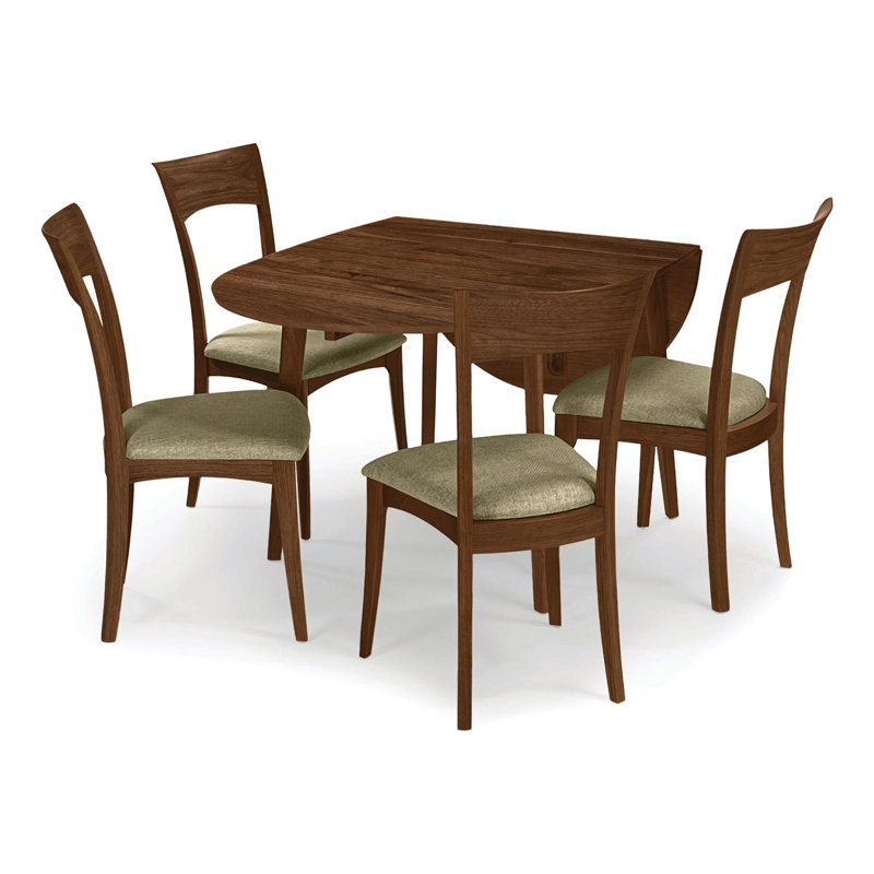 Catalina Dining - 38" x 32"/65" Drop-Leaf Table, Natural Walnut