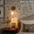2-Pack Rechargeable Gold Wall Sconce With Hammered Glass Shade, Dimmable LED Cordless Wall Lights With Remote-114267801