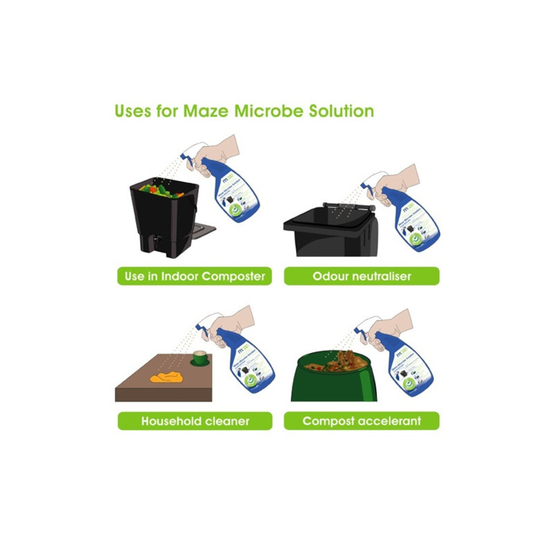 0 Gallons Plastic Odor Resistant Indoor Kitchen Composter