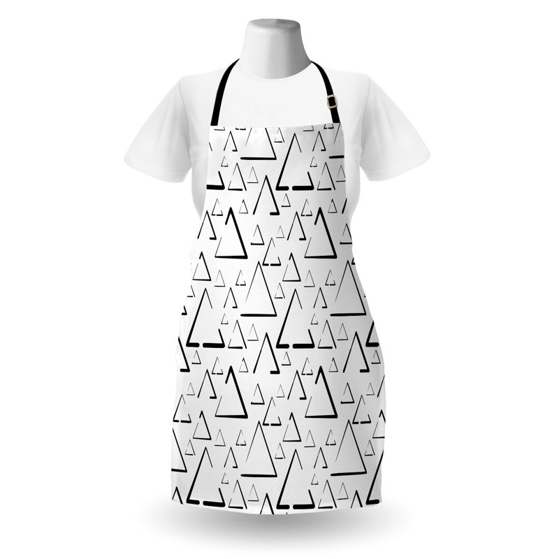 Geometric Bib Apron