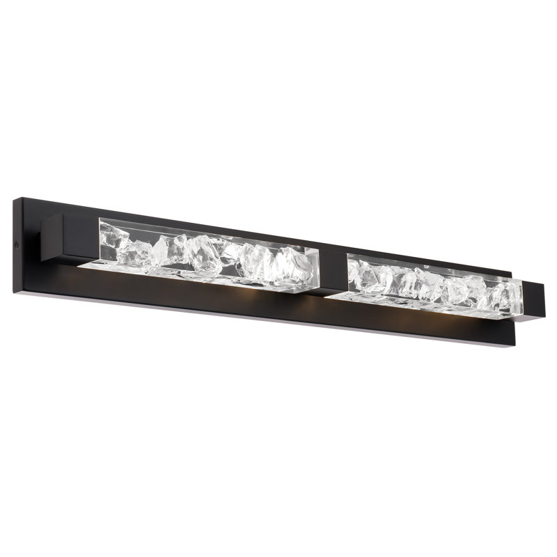 Terra Dimmable LED Bath Bar, Black