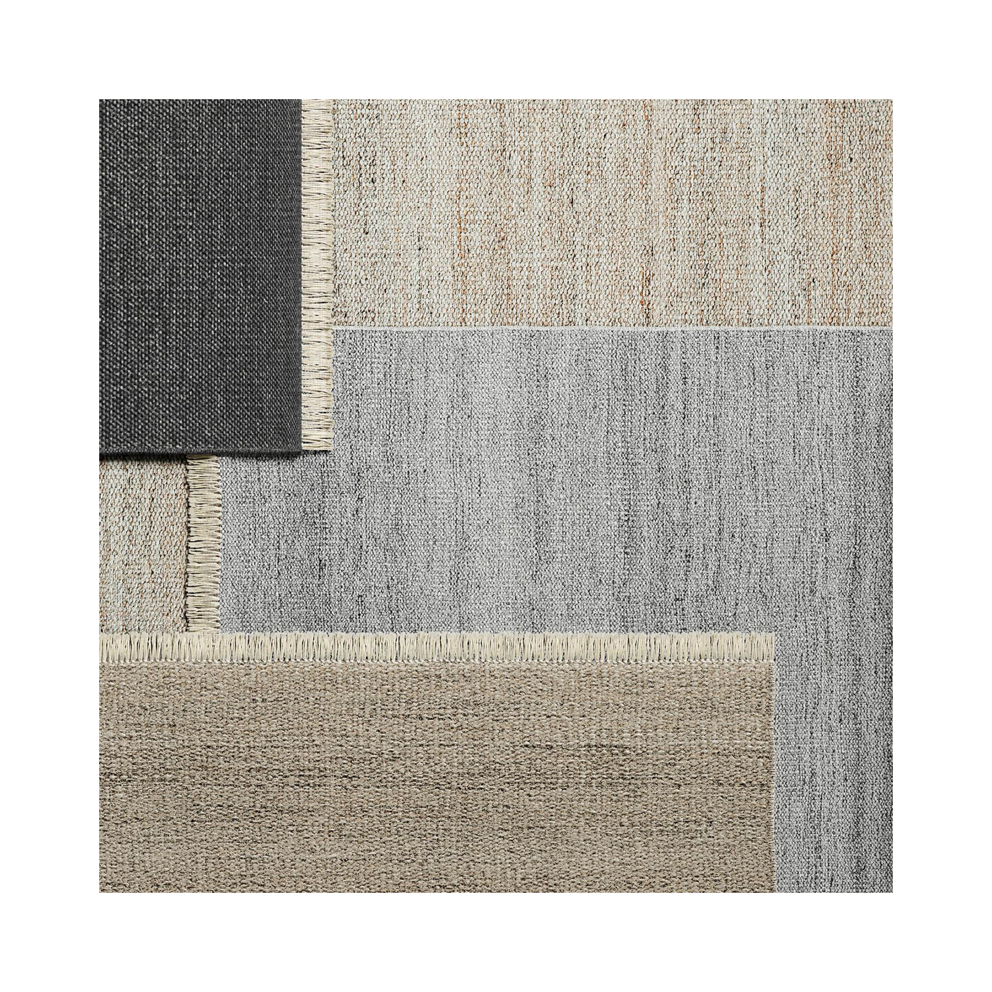 Cassandra Handwoven Indoor / Outdoor Area Rug in Gray, Runner 2'3" x 8'