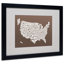 « usa states text map », reproduction d’art textuel sur toile encadrée-11952800-11952801-70559086