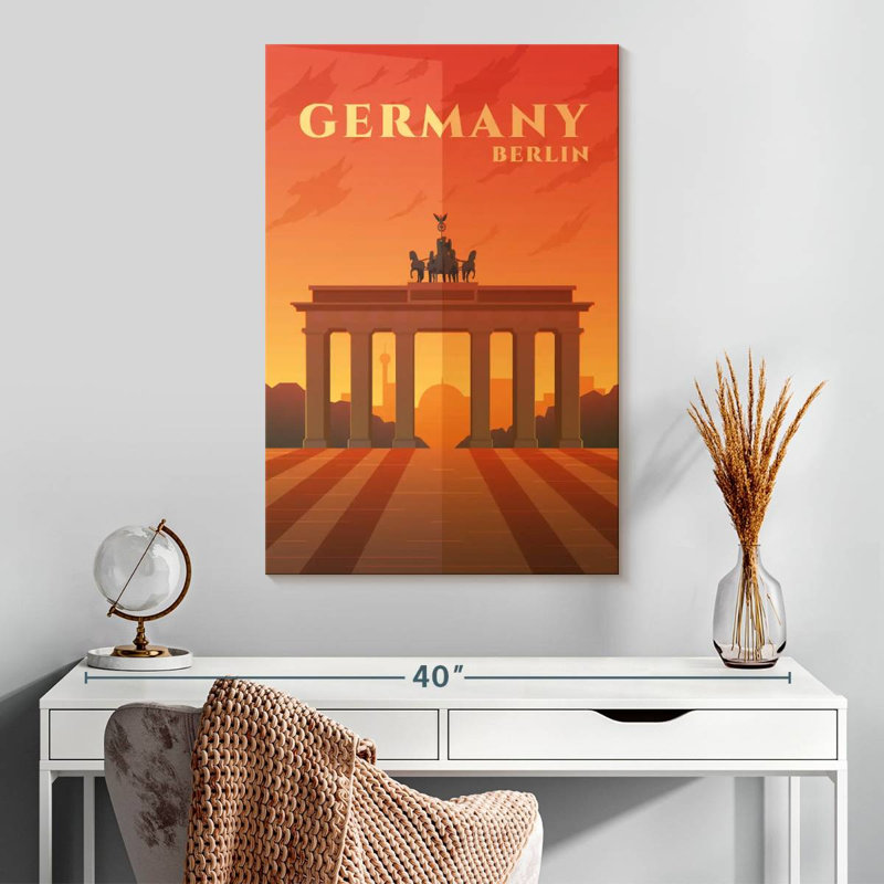 Sireci German Brandenburg Gate, 30" H x 20" W