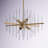6 - Light Dimmable Sputnik Sphere Chandelier