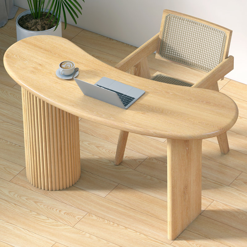 Bureau d'écriture courbé, Naturel